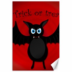 Halloween Bat Canvas 20  X 30   by Valentinaart