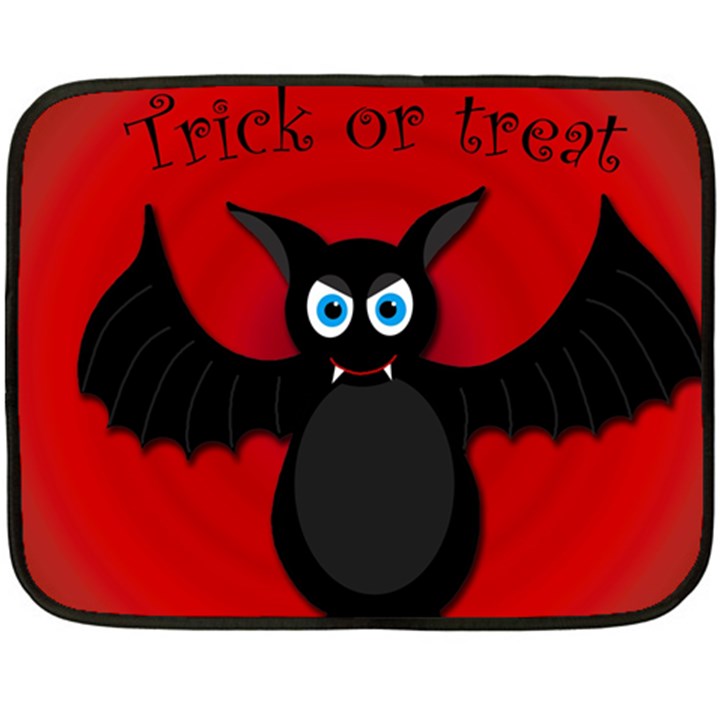 Halloween bat Fleece Blanket (Mini)