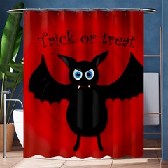 Halloween Bat Shower Curtain 60  X 72  (medium)  by Valentinaart