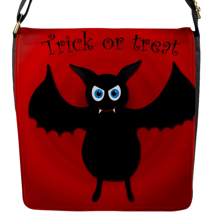 Halloween bat Flap Messenger Bag (S)