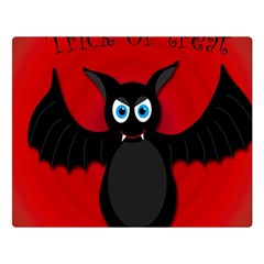 Halloween Bat Double Sided Flano Blanket (large)  by Valentinaart