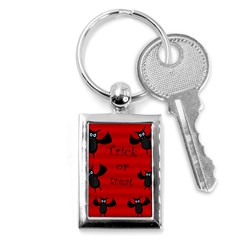 Halloween Bats  Key Chains (rectangle)  by Valentinaart