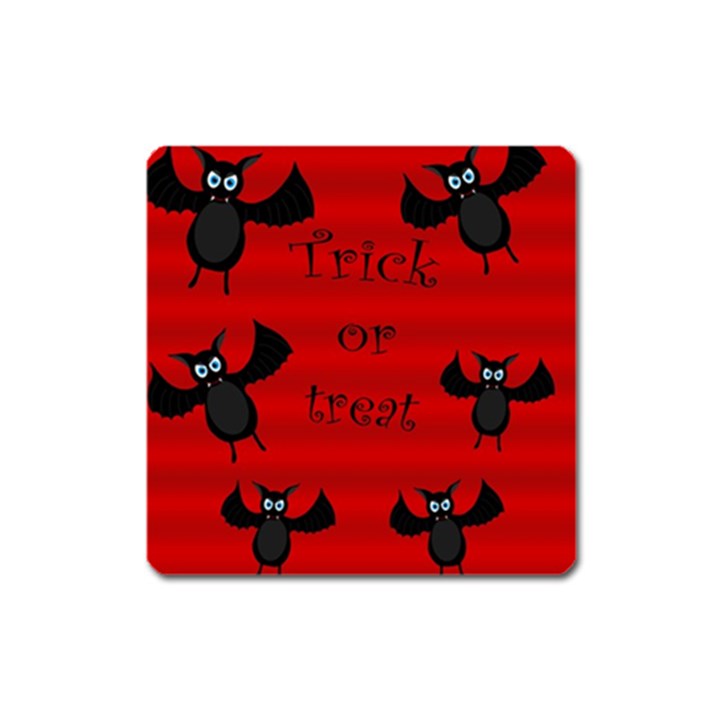 Halloween bats  Square Magnet