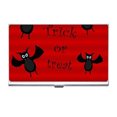 Halloween Bats  Business Card Holders by Valentinaart