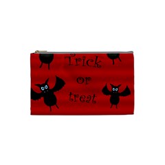 Halloween Bats  Cosmetic Bag (small)  by Valentinaart