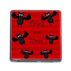 Halloween Bats  Memory Card Reader (square) by Valentinaart