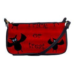 Halloween Bats  Shoulder Clutch Bags by Valentinaart