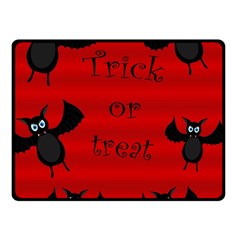 Halloween Bats  Fleece Blanket (small) by Valentinaart