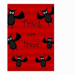 Halloween Bats  Small Garden Flag (two Sides) by Valentinaart