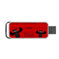 Halloween Bats  Portable Usb Flash (one Side) by Valentinaart