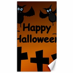 Happy Halloween - Bats On The Cemetery Canvas 40  X 72   by Valentinaart