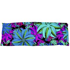 Vibrant Floral Collage Print Body Pillow Case (dakimakura) by dflcprints