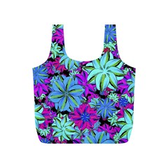 Vibrant Floral Collage Print Full Print Recycle Bags (s)  by dflcprints