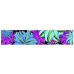 Vibrant Floral Collage Print Flano Scarf (Small)  Back