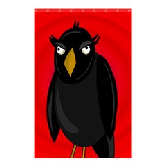 Halloween - Old Raven Shower Curtain 48  X 72  (small)  by Valentinaart