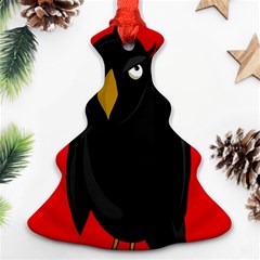 Halloween - Old Raven Ornament (christmas Tree) by Valentinaart