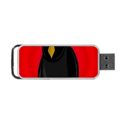 Halloween - old raven Portable USB Flash (Two Sides)