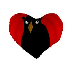 Halloween - old raven Standard 16  Premium Heart Shape Cushions