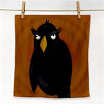 Halloween - old black rawen Face Towel Front