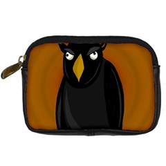 Halloween - Old Black Rawen Digital Camera Cases by Valentinaart