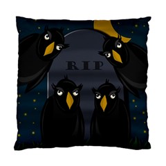 Halloween - Rip Standard Cushion Case (one Side) by Valentinaart