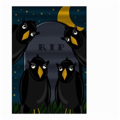 Halloween - Rip Small Garden Flag (two Sides) by Valentinaart