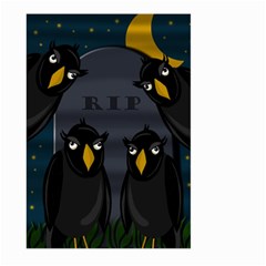 Halloween - Rip Large Garden Flag (two Sides) by Valentinaart