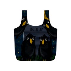 Halloween - Rip Full Print Recycle Bags (s)  by Valentinaart