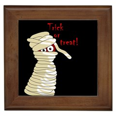 Halloween Mummy   Framed Tiles by Valentinaart