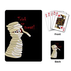 Halloween Mummy   Playing Card by Valentinaart