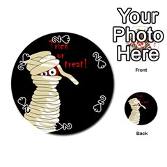 Halloween Mummy   Playing Cards 54 (round)  by Valentinaart