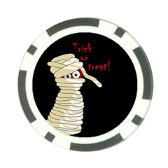 Halloween Mummy   Poker Chip Card Guards by Valentinaart