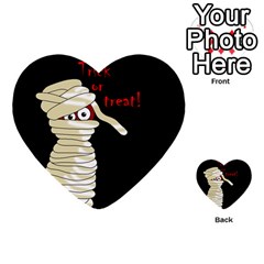 Halloween Mummy   Multi-purpose Cards (heart) 