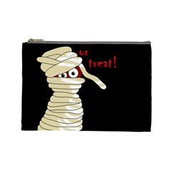 Halloween Mummy   Cosmetic Bag (large)  by Valentinaart