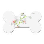 Isolated Orquideas Blossom Dog Tag Bone (One Side) Front