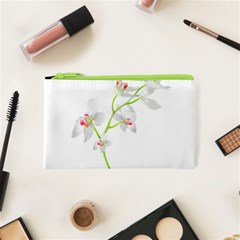 Isolated Orquideas Blossom Cosmetic Bag (xs) by dflcprints