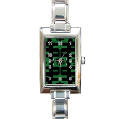 Show Me The Money Rectangle Italian Charm Watch by MRTACPANS