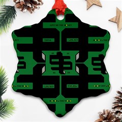 Show Me The Money Ornament (snowflake)  by MRTACPANS