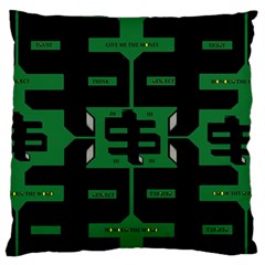 Show Me The Money Large Cushion Case (two Sides) by MRTACPANS