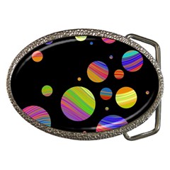 Colorful Galaxy Belt Buckles by Valentinaart