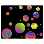 Colorful galaxy Double Sided Flano Blanket (Medium)  60 x50  Blanket Front