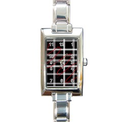 Not So Simple  Rectangle Italian Charm Watch by Valentinaart