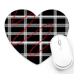 Not So Simple  Heart Mousepads by Valentinaart