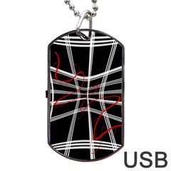 Not So Simple 2 Dog Tag Usb Flash (two Sides)  by Valentinaart