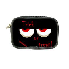 Halloween  trick Or Treat  - Monsters Red Eyes Coin Purse by Valentinaart