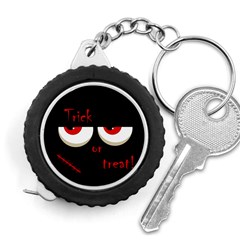 Halloween  trick Or Treat  - Monsters Red Eyes Measuring Tapes by Valentinaart