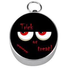 Halloween  trick Or Treat  - Monsters Red Eyes Silver Compasses by Valentinaart