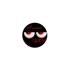 Halloween Party - Red Eyes Monster 1  Mini Buttons by Valentinaart