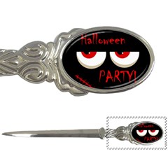 Halloween Party - Red Eyes Monster Letter Openers by Valentinaart