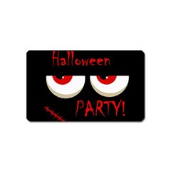 Halloween Party - Red Eyes Monster Magnet (name Card) by Valentinaart